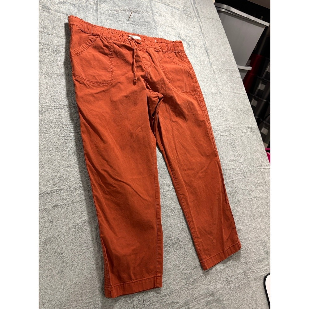 Sonoma XL Rust Womens Drawstring Pull-on Pants Boho Casual - Picture 4 of 9